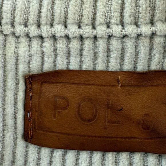 POL Cream Corduroy Cropped Button Jacket – Raw Hem, Distressed, 100% Cotton (S) - Picture 3 of 9